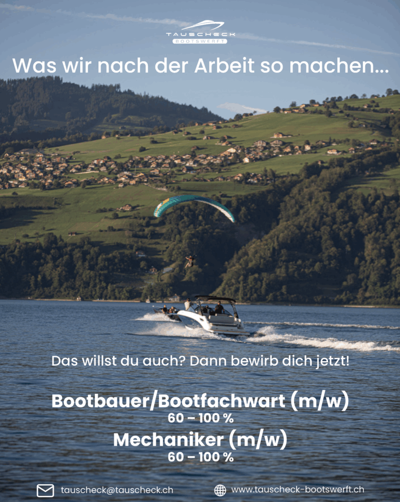 Bewirb dich jetzt als Bootbauer/Bootfachwart oder als Mechaniker